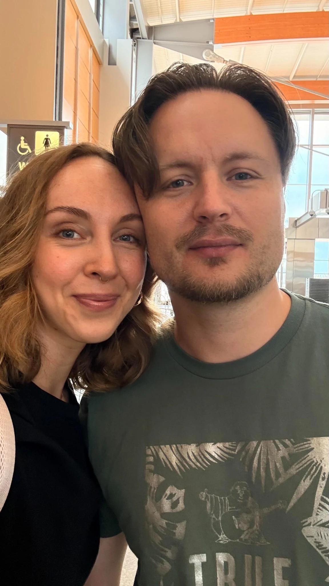 Angelina and her husband, the designer and developer behind the team